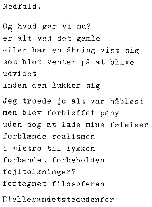 Nedfald