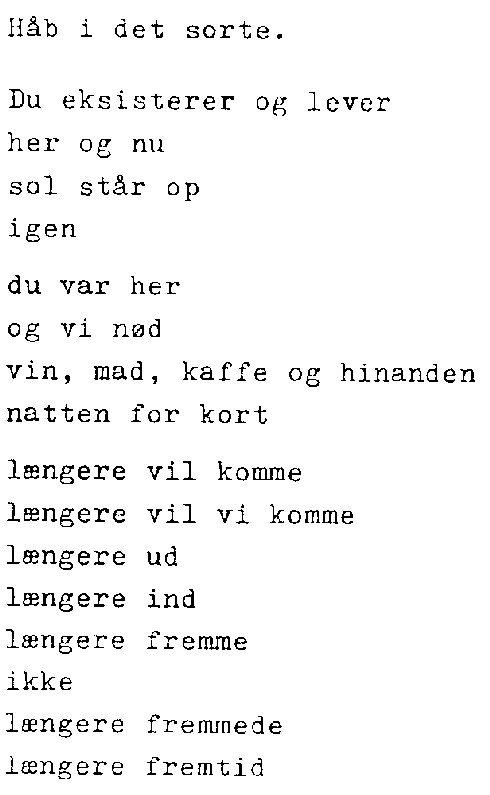 H�b i det sorte