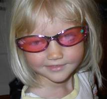 Laura Olrik Ernst på sin 6 års fødselsdag - er jeg ikke bare sej?
